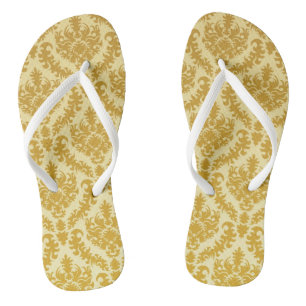 Tongs Damassé d'or
