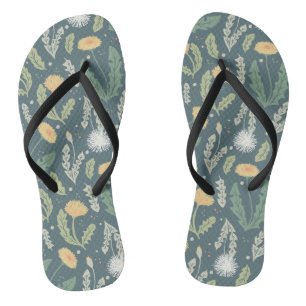 Tongs Dandelion Floral Weed Motif