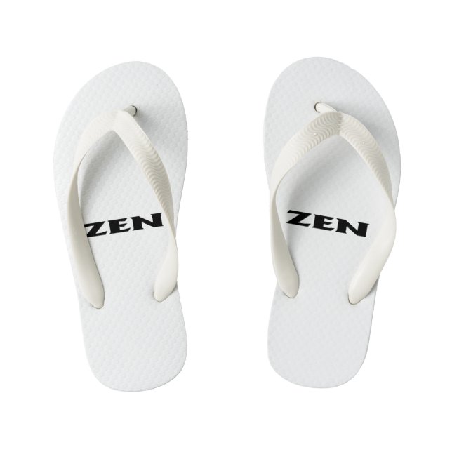 Tongs de bébé blanc rouge zen (Semelle)