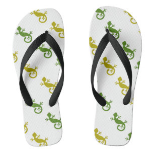 Tongs De mignons petits lézards