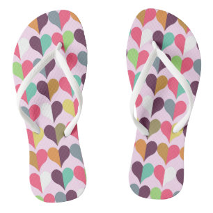 Tongs De Nombreux Coeurs Design Flip Flops