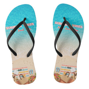 Tongs de plage esthétiques pour femmes en été