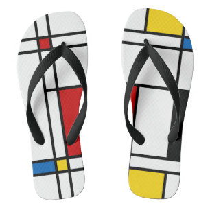 Tongs De Stijl Motif