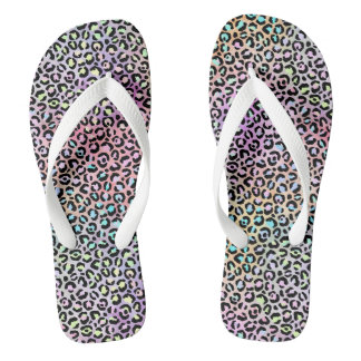 Tongs Design Iridescendant Leopard Series 6