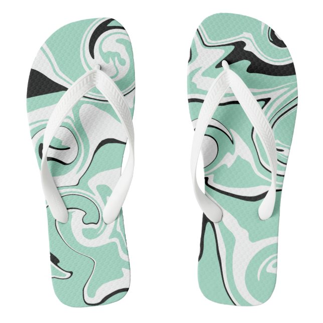 Tongs Déversement - Vert (Monnaie) (Semelle)