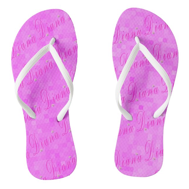 Tongs Diana Girls Name Logo, (Semelle)