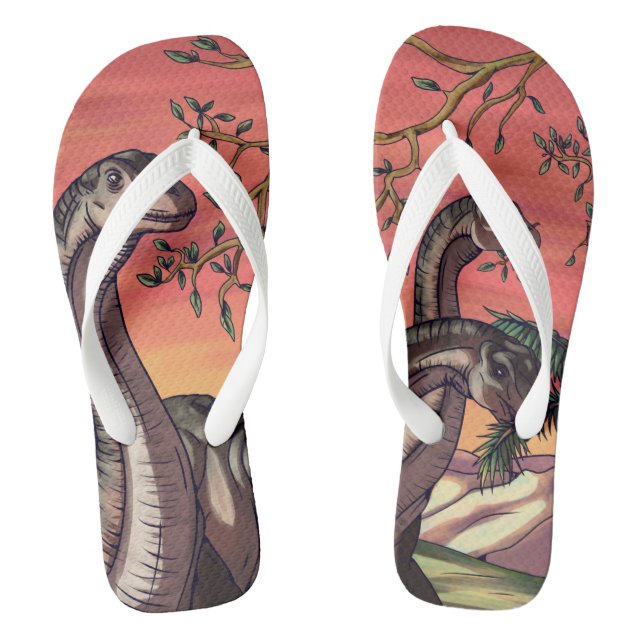 Tongs Dinosaures à Dusk (Semelle)