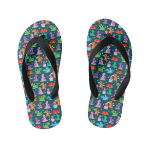 Tongs dinosaures pour enfants