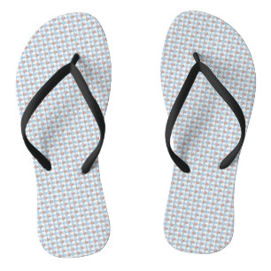 Tongs Douce rosebud rétro des années 50 à carreaux gingh