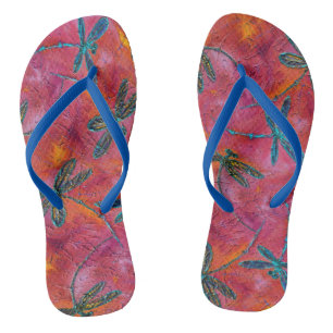 Tongs Dragonfly Dance Fuschia rose