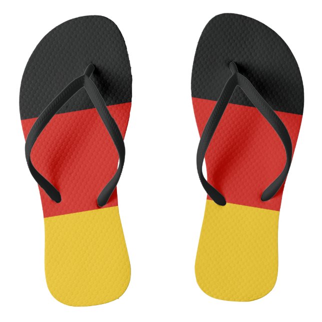 Tongs Drapeau Allemagne tricolore (Semelle)