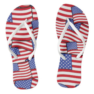 Tongs Drapeau américain patriotique