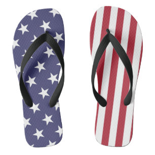 Tongs Drapeau américain Stars and Stripes