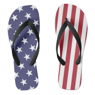 Tongs Drapeau américain Stars and Stripes