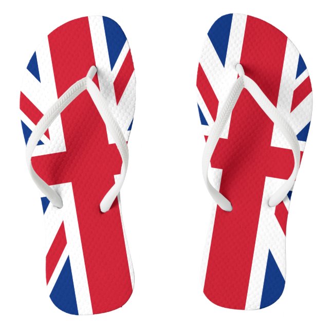Tongs Drapeau britannique Royal Union Jack (Semelle)