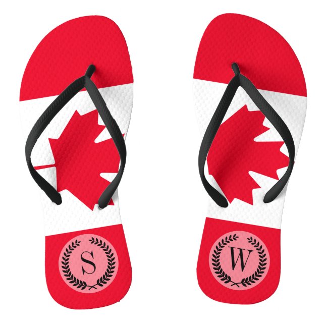 Tongs Drapeau canadien classique (Semelle)