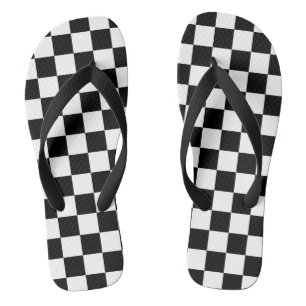 Tongs Drapeau Checkered