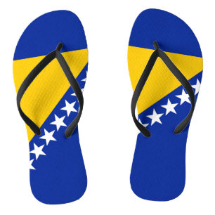 Tongs Drapeau de Bosnie-Herzégovine