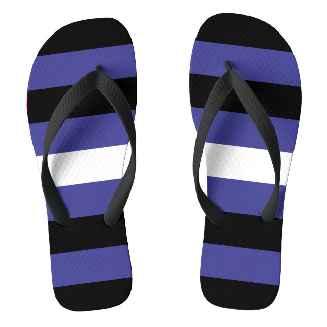 Tongs Drapeau de fierté cuir (Semelle)