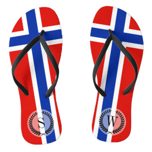 Tongs Drapeau de la Norvège