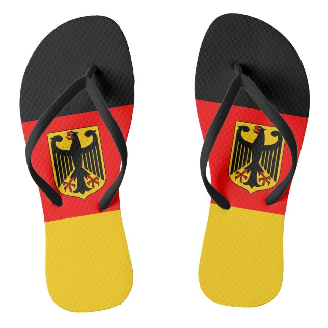 Tongs Drapeau de l'Allemagne (Semelle)