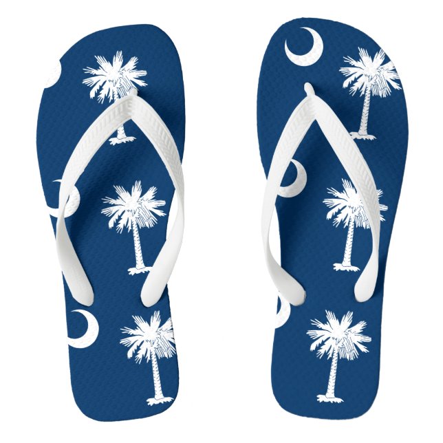 Tongs Drapeau de l'État de Caroline du Sud (Semelle)