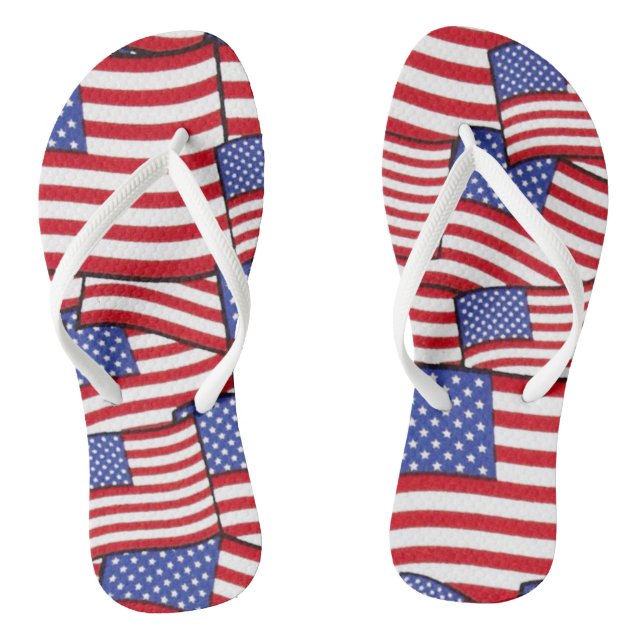 Tongs Drapeau patriotique américain (Semelle)