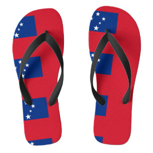 Tongs Drapeau samoan