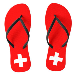 Tongs Drapeau Suisse