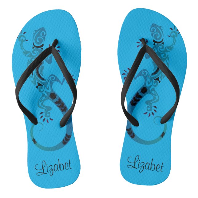 Tongs Dreamy Blue Gecko  (Semelle)