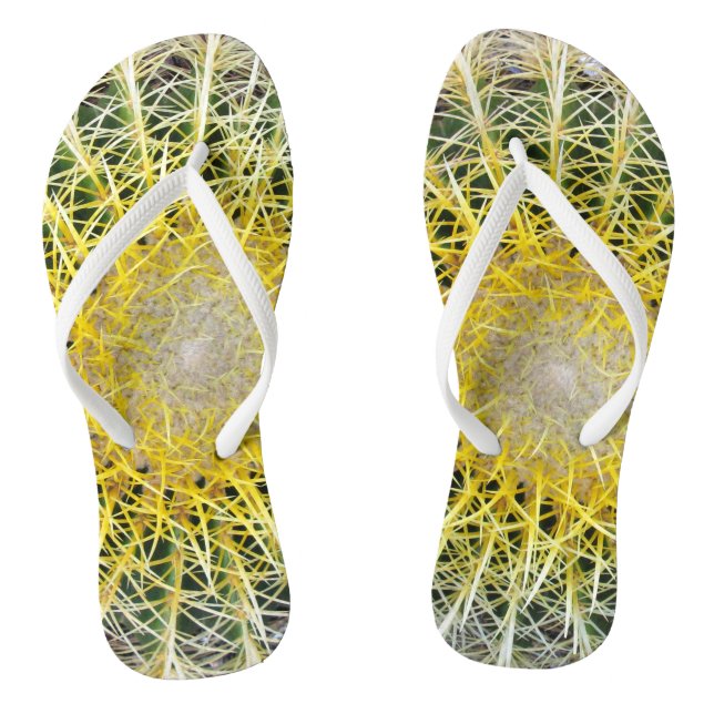Tongs Drôle inconfortable Globe Cactus Photo botanique (Semelle)
