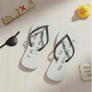 Tongs Drôle Si vous pouvez lire ceci j'ai perdu ma chaus
