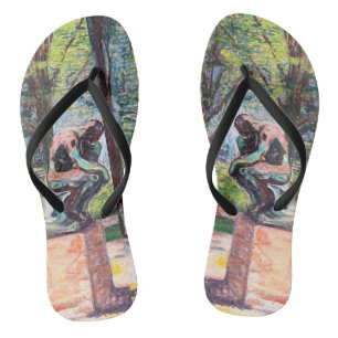 Tongs Edvard Munch - Le penseur de Rodin