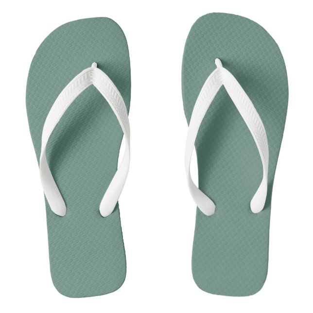 Tongs Élégance Muted - Océan Turquoise (Semelle)