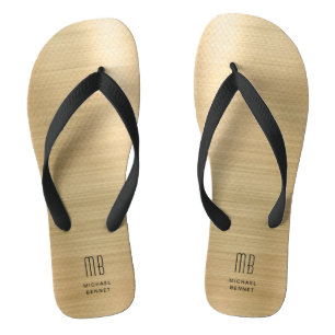 Tongs Élégant monogramme