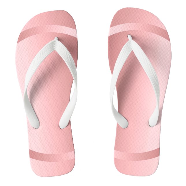 Tongs Elégant Rose Gold White Modèle tendance moderne (Semelle)