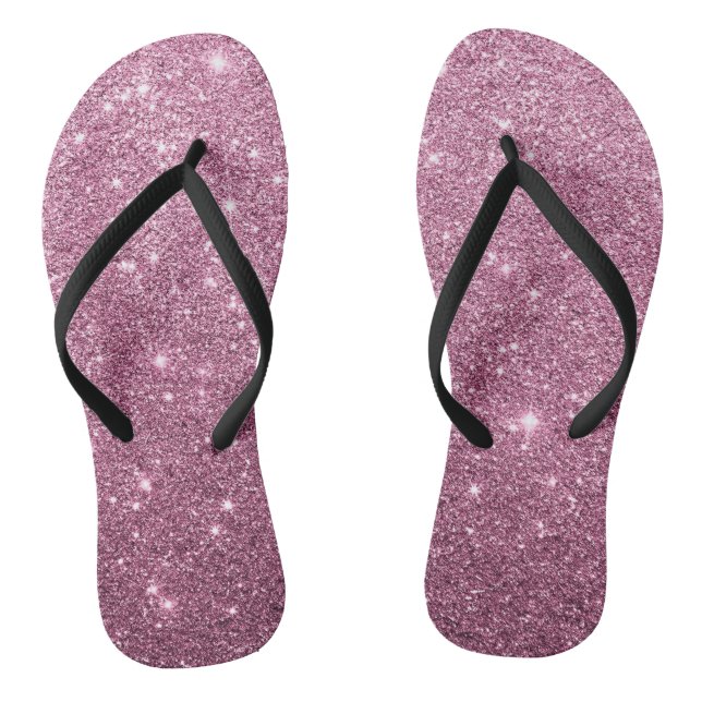 Tongs Élégante parties scintillant abstraite de poule ro (Semelle)