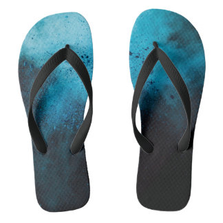 tongs élégants bleu et foncé hommes