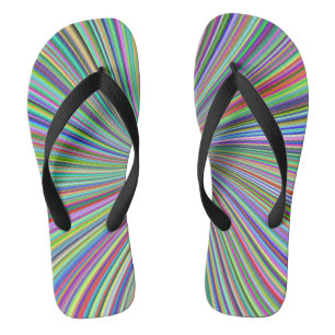 Tongs Énergétique Colorful Ribbon Sunburst