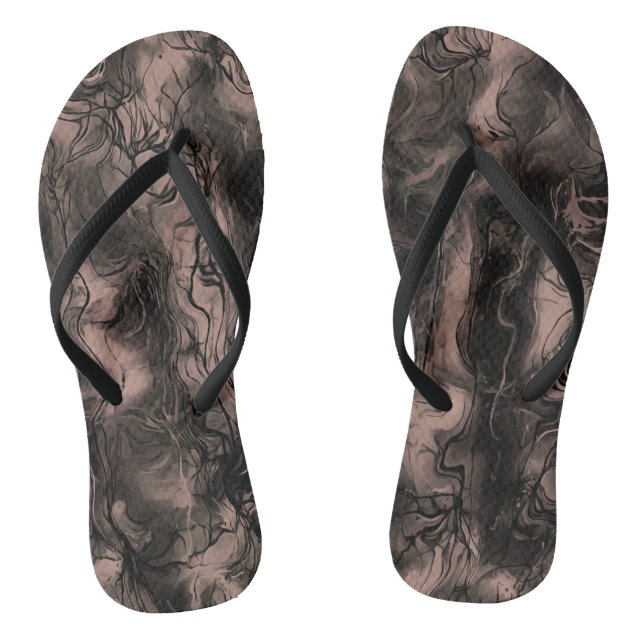 Tongs Energie Nerveuse Grungy Abstraite Art Desert Mist (Semelle)