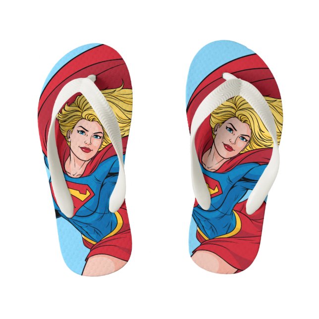 Tongs Enfants Adorable Supergirl Stance (Semelle)