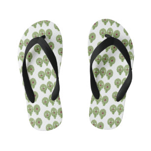 Tongs Enfants Artichauts mignons chantant dessin animé de légume