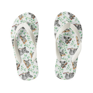 Tongs Enfants Australie Koala Bear Eucalyptus Tree mignonne enfa