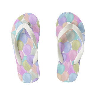 Tongs Enfants Ballon Pastel
