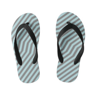 Tongs Enfants Bandes diagonales symétriques arrière - plan 9