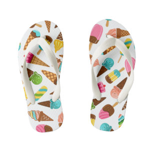 Tongs Enfants Bascules électroniques de crème glacée, enfants