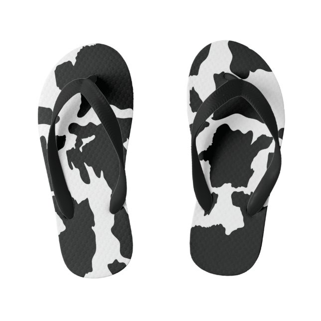 Tongs Enfants Bascules électroniques d'impression de vache (Semelle)