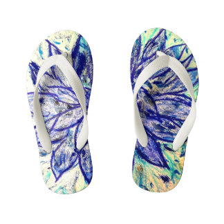 Tongs Enfants Bleu Rare Dalhia