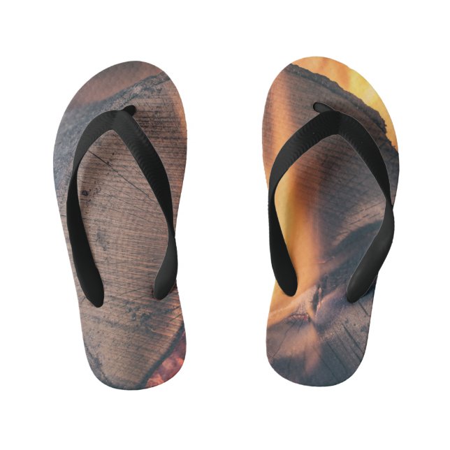 Tongs Enfants Bois au feu (Semelle)