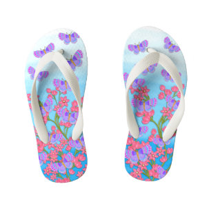 Tongs Enfants Butterfly Garden 3D Whimsey